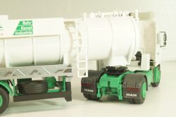 MAN TGS with semi-trailer vacuum truck "HANIEL" 2002, Conrad 1:50