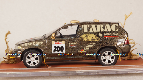 BMW X5 E53 Rarry Paris-Dakar  #200, Конверсия 1:43