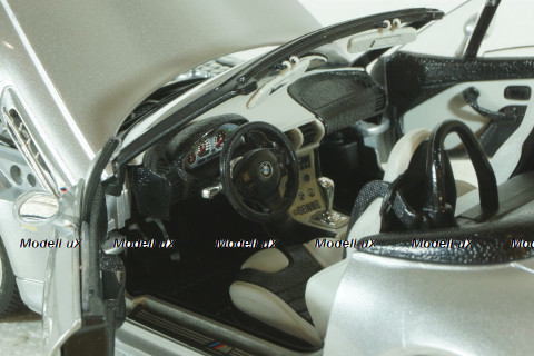 BMW Z3 M Roadster, silver, Bburago 1:18