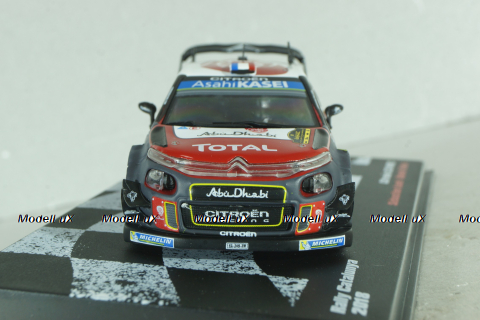 Citroen C3 WRC winner rally Catalunya S,Loeb/D.Elena 2018, Altaya 1:43