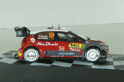 Citroen C3 WRC winner rally Catalunya S,Loeb/D.Elena 2018, Altaya 1:43