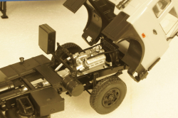 МАЗ-5432 с полуприцепом Маз-93971 серый/синий 101555 АвтоИстория 1:43