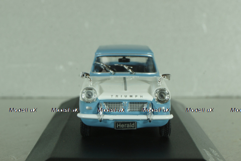 Triumph Herald 1959, blue/white, WB119, WhiteBox 1:43
