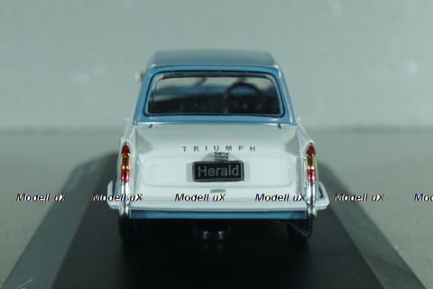 Triumph Herald 1959, blue/white, WB119, WhiteBox 1:43