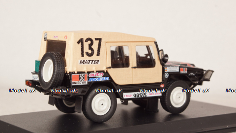 Volkswagen Iltis Paris-Dakar 1980 №137 Fffelmann, DeAgostini 1:43.Kottulinsky-G.Lo