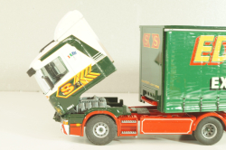 Scania 144L/460 tractor with semi trailer "Eddie Stobart LTD" 1998, white/green, 4418, Tekno 1:50