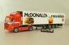 Scania 143M with semi-trailer McDonald's, red/white, 80811, Albedo 1:87