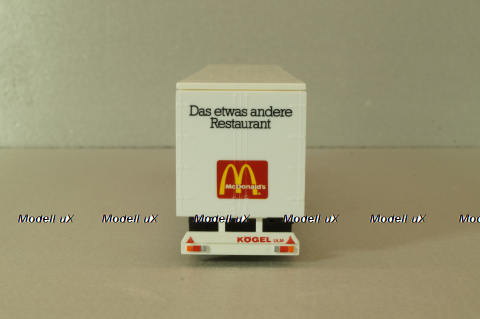 Scania 143M with semi-trailer McDonald's, red/white, 80811, Albedo 1:87