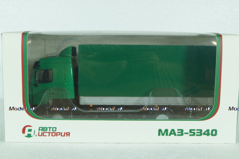 Маз-5340 бортовой с тентом, 101173, АвтоИстория 1:43