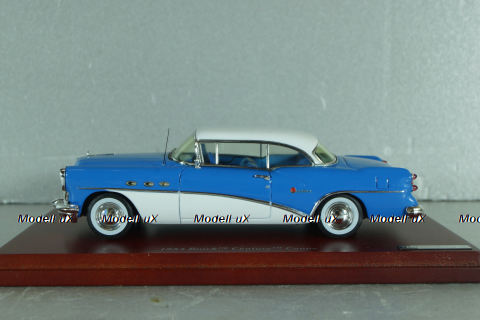 Buick Century Coupe 1954, blur/white, TSM114337, TSM 1:43