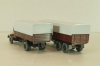 Krupp Titan with trailer, brown, 24480, Wiking 1:87