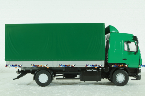 Маз-5340 бортовой с тентом, 101173, АвтоИстория 1:43