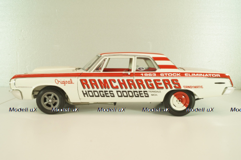 Dodge 330 Ramchargers 1964, white, L.E 504 pcs, A1806900, ACME 1:18
