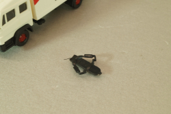 Mercedes 1320 with trailer Marlboro, white, 84101, Praline 1:87