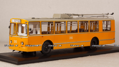 Зиу-9 троллейбус желтый, Probe43 1:43 