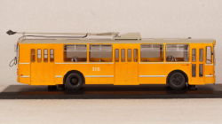 Зиу-9 троллейбус желтый, Probe43 1:43