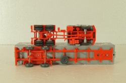 Scania T142 with semi-trailer Bodo Lamp, grey, 80811, Praline 1:87