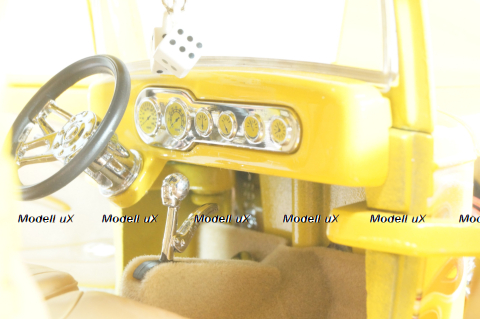 Ford 3-Window Coupe 1932 Hot Road, yellow, 3041111, American Mint 1:18