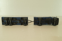 Henschel HS 16 with trailer 3-axel, Dachser Spedition, blue, 8251, Brekina 1:87