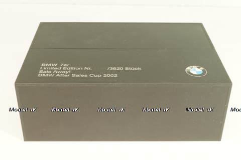 BMW 735 (E65) 7-Series, 2001, blue, 80420150319, Minichamps 1:43