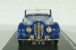 Delahaye 135 cabriolet by Chapron 1947, blue, EMEU43017C,  ESVAL Model 1:43