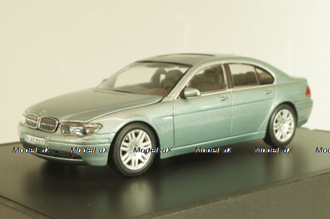 BMW 735 (E65) 7-Series, 2001, blue, 80420150319, Minichamps 1:43