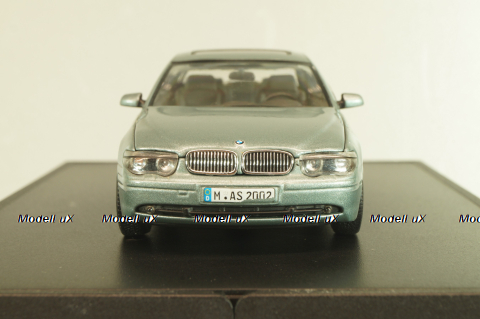 BMW 735 (E65) 7-Series, 2001, blue, 80420150319, Minichamps 1:43