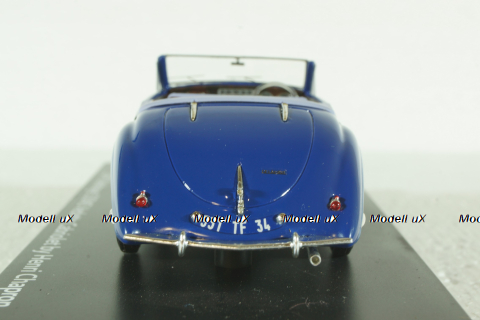 Delahaye 135 cabriolet by Chapron 1947, blue, EMEU43017C,  ESVAL Model 1:43