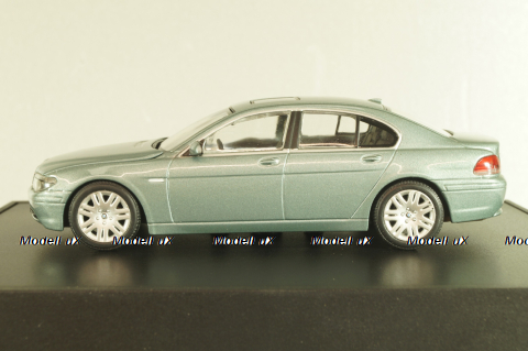 BMW 735 (E65) 7-Series, 2001, blue, 80420150319, Minichamps 1:43