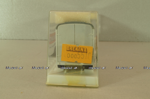 Mercedes Benz L6600 with trailer OTTO, grey, 5510, Brekina 1:87 Уценка!