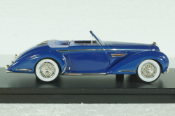 Delahaye 135 cabriolet by Chapron 1947, blue, EMEU43017C,  ESVAL Model 1:43