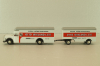 Mercedes Benz L6600 with trailer OTTO, grey, 5510, Brekina 1:87 Уценка!