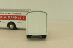 Mercedes Benz L6600 with trailer OTTO, grey, 5510, Brekina 1:87 Уценка!