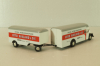 Mercedes Benz L6600 with trailer OTTO, grey, 5510, Brekina 1:87 Уценка!