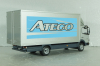 Mercedes Atego 815 box truck "Atego" 1998, silver, B66000149, Minichamps 1:43