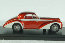 Delahaye 135M 3 Window Coupe by Henri Chapron 1947, Red, EMEU43017B,  ESVAL Model 1:43