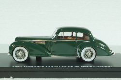 Delahaye 135 5 Window Coupe Henri Chapron 1947, GREEN, EMEU43017D,  ESVAL Model 1:43