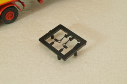 MAN 10.212 with semi trailer Shell, yellow/red, 7832, Brekina 1:87 