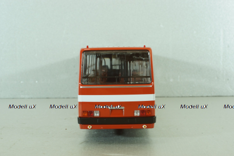 Икарус-263,  городской автобус 1985 красный (пунцовый), DEMPRICE 1:43