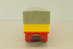 MAN 10.212 with semi trailer Shell, yellow/red, 7832, Brekina 1:87 