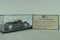 Delage D6-70 Cabriolet Letourneur & Marchand 1939, EMEU43023B,  ESVAL Model 1:43
