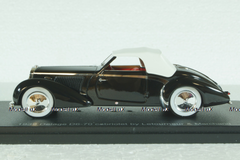 Delage D6-70 Cabriolet Letourneur & Marchand 1939, EMEU43023B,  ESVAL Model 1:43