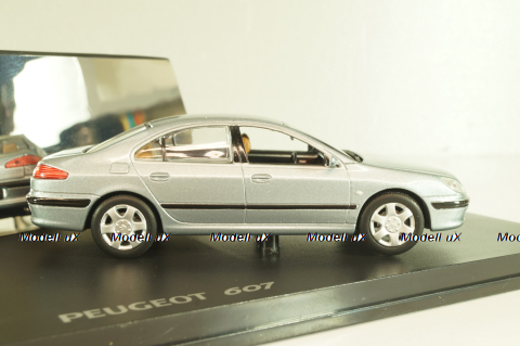 Peugeot 607 Berline 2000, gris Iceland, 476745, Norev 1:43