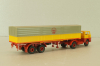 Henschel HS 16 TS with semi trailer Shell, yellow/red, 8223, Brekina 1:87