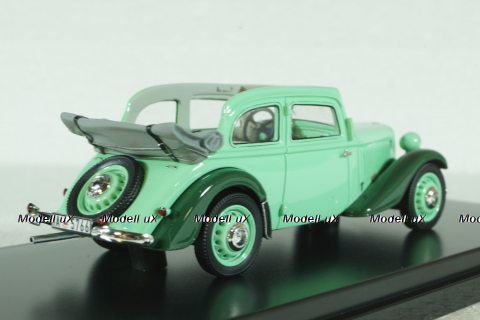 Adler Trumpf Junior 2 Doors Open cabrio-limousine 1934-39, EMEU43034B,  ESVAL Model 1:43