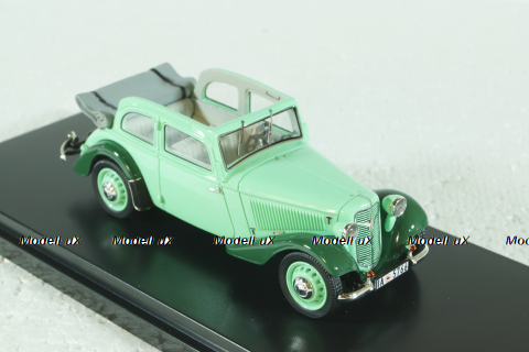 Adler Trumpf Junior 2 Doors Open cabrio-limousine 1934-39, EMEU43034B,  ESVAL Model 1:43