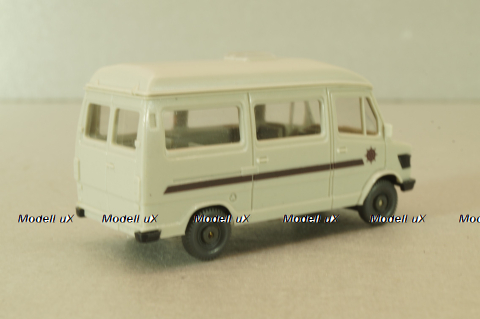 Mercedes 208D autohome, white, 12268, Wiking 1:87