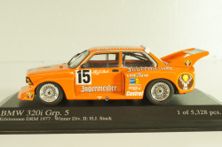 BMW 320i (E21) Grp. 5, #15 winner Div.II Eifelrennen DRM 1977, H.J.Stuck, orange, 400772315, Minichamps 1:43