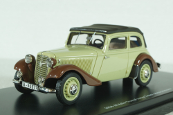 Adler Trumpf Junior 2 Doors Open cabrio-limousine 1934-39, EMEU43034C,  ESVAL Model 1:43