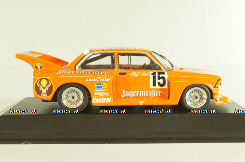 BMW 320i (E21) Grp. 5, #15 winner Div.II Eifelrennen DRM 1977, H.J.Stuck, orange, 400772315, Minichamps 1:43